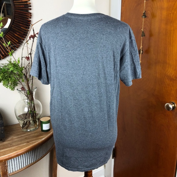 BOB ROSS Funny Graphic Tee Gray Size Large - Picture 5 of 7